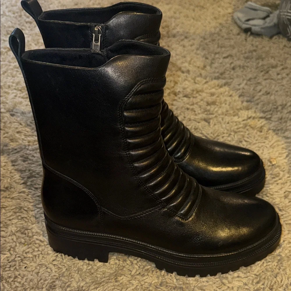 Harley-Davidson Black Combat Boots - Picture 1 of 4